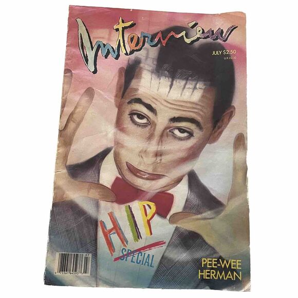 Other - ANDY WARHOL'S INTERVIEW Mag JULY 1987 ‘HIP SPECIAL' PEE WEE HERMAN 234 PGES RAD